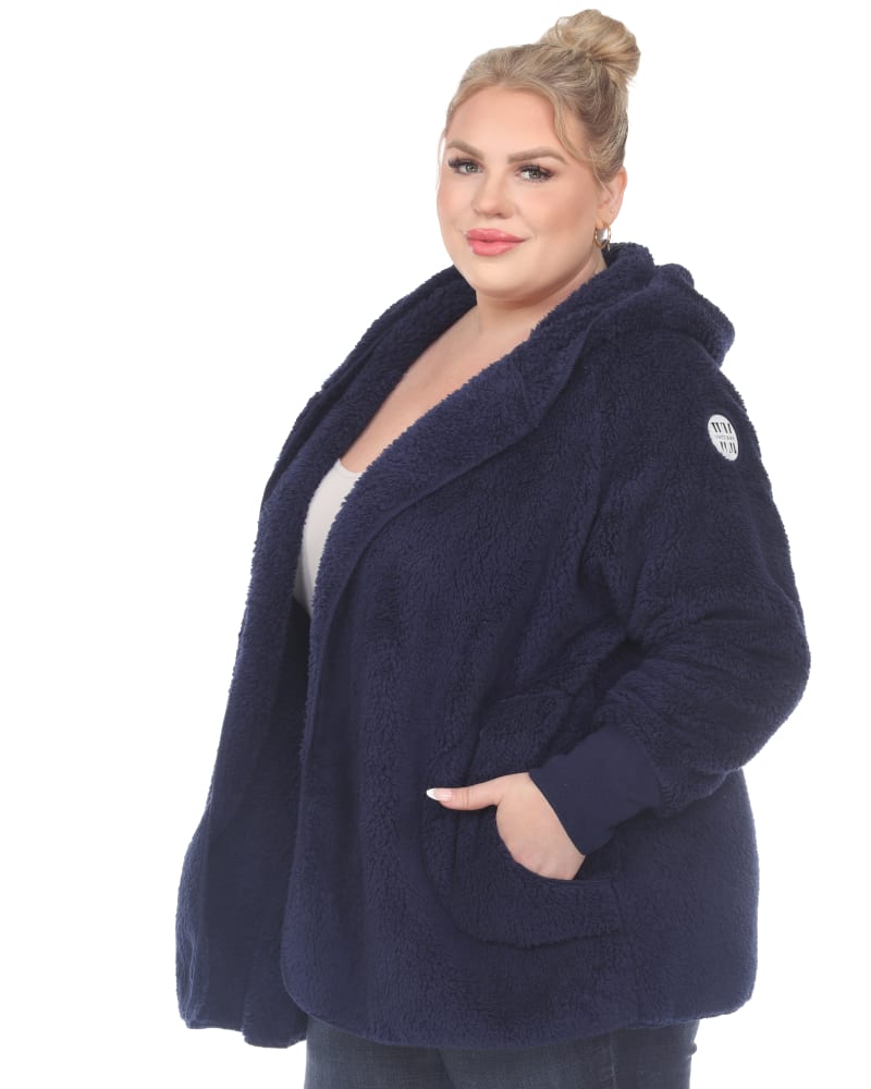 Teddy hooded cheap cardigan